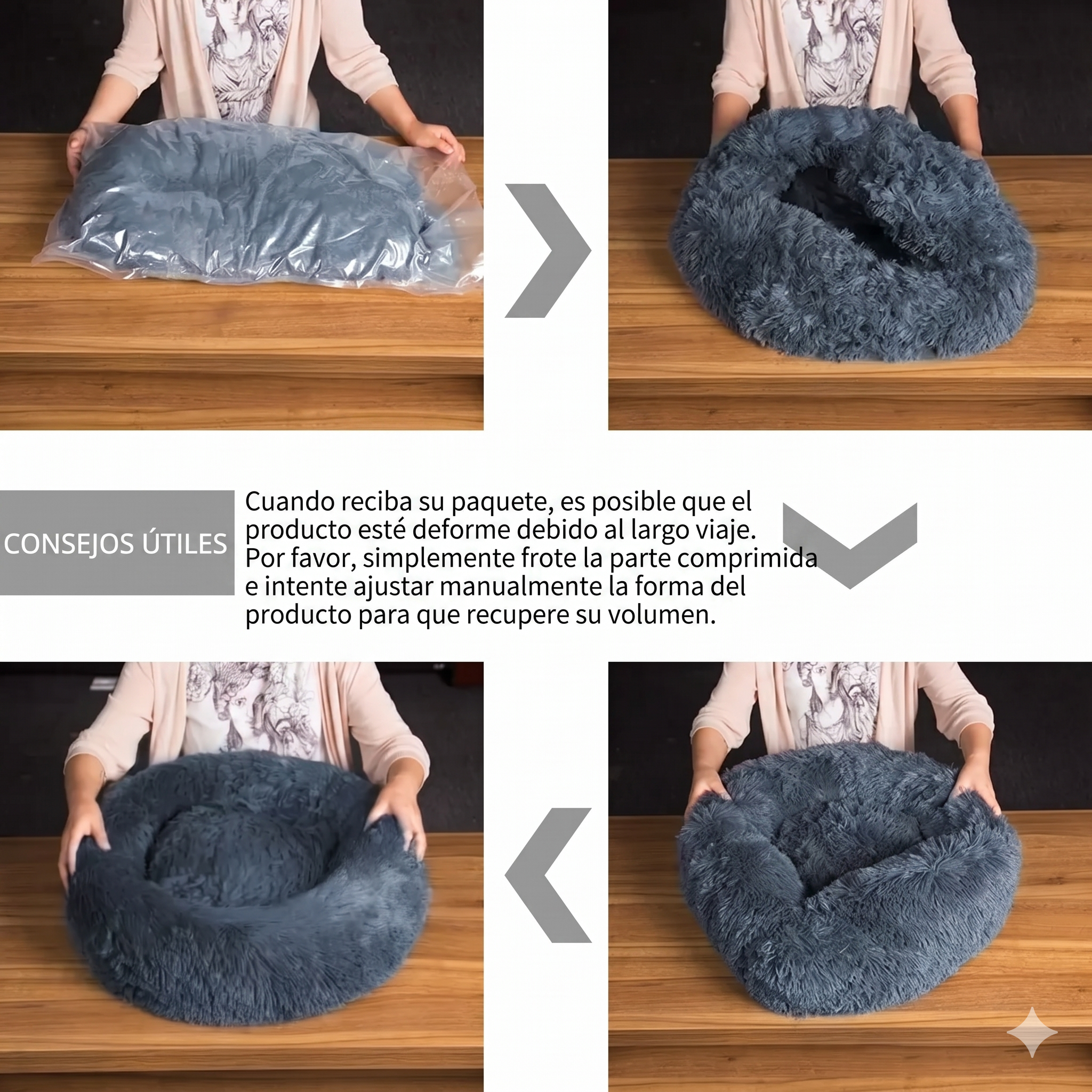 Cama Donut para Perros — Ortopédica y Ultrasuave