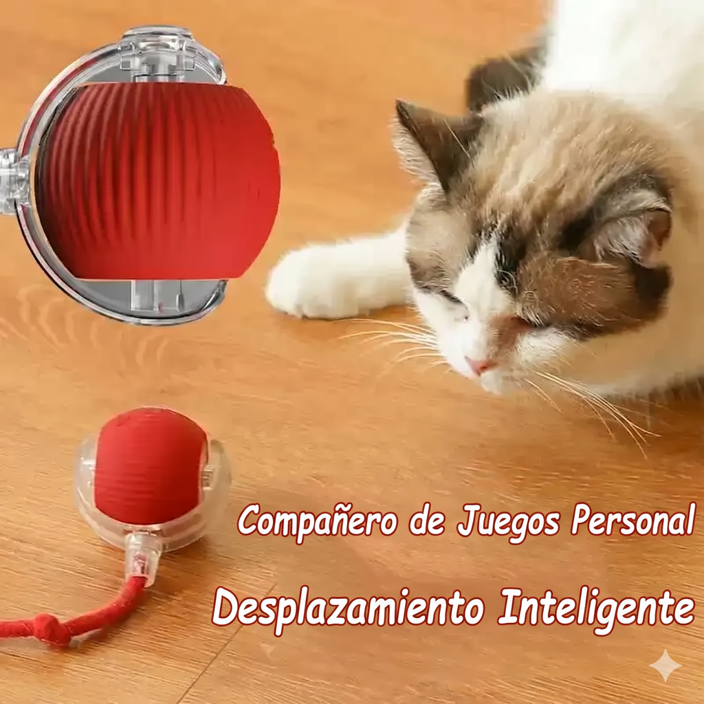 Pelota Interactiva Automática para Perros — Juguete Eléctrico Recargable