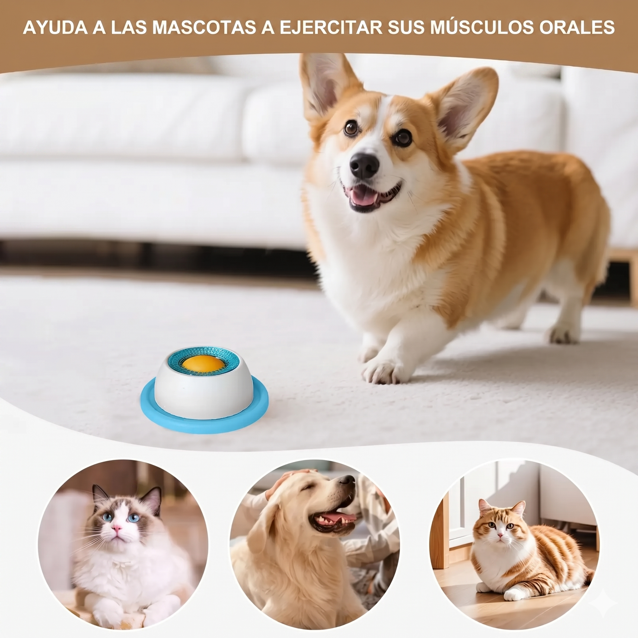Comedero Interactivo para Perros — Juguete Antiaburrimiento