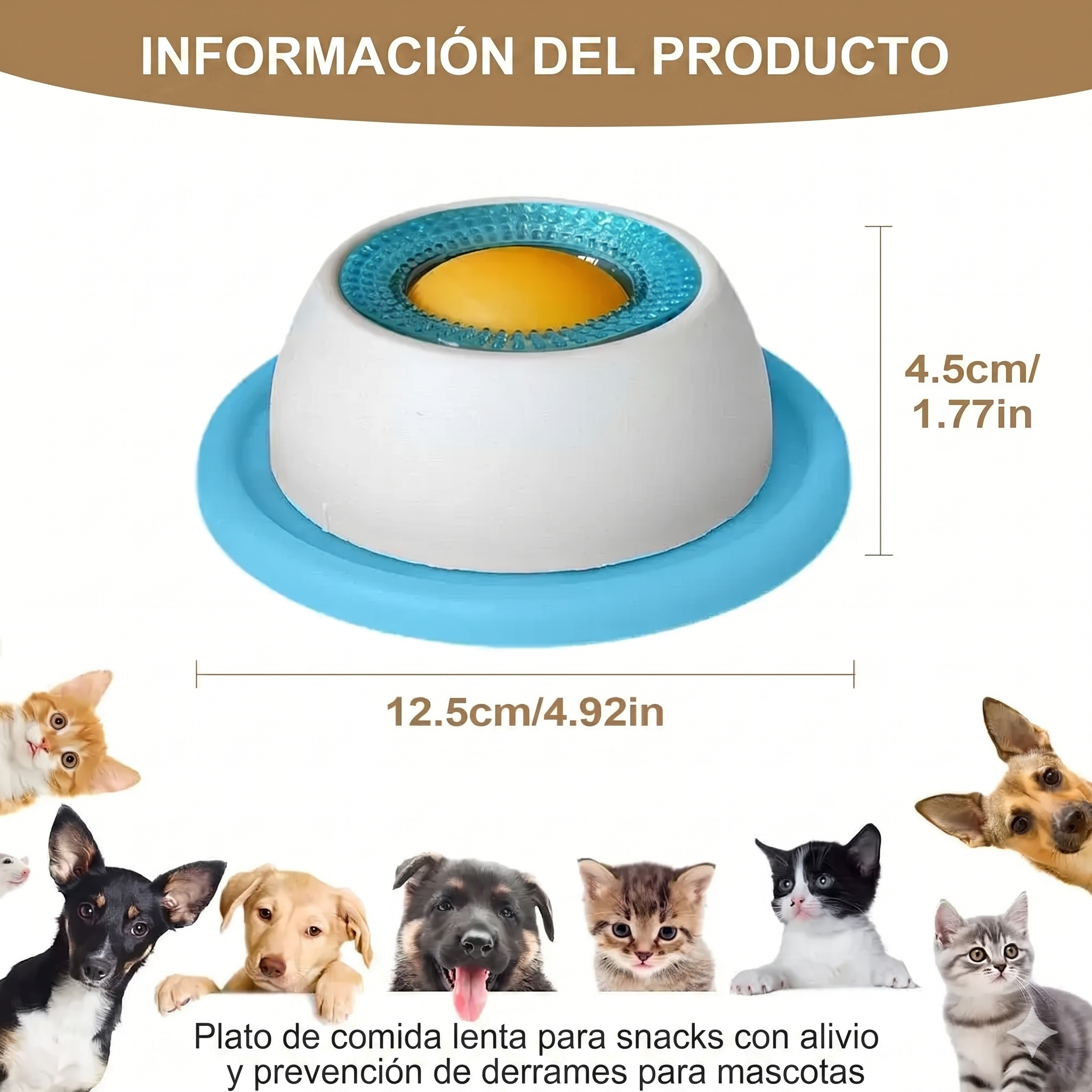 Comedero Interactivo para Perros — Juguete Antiaburrimiento