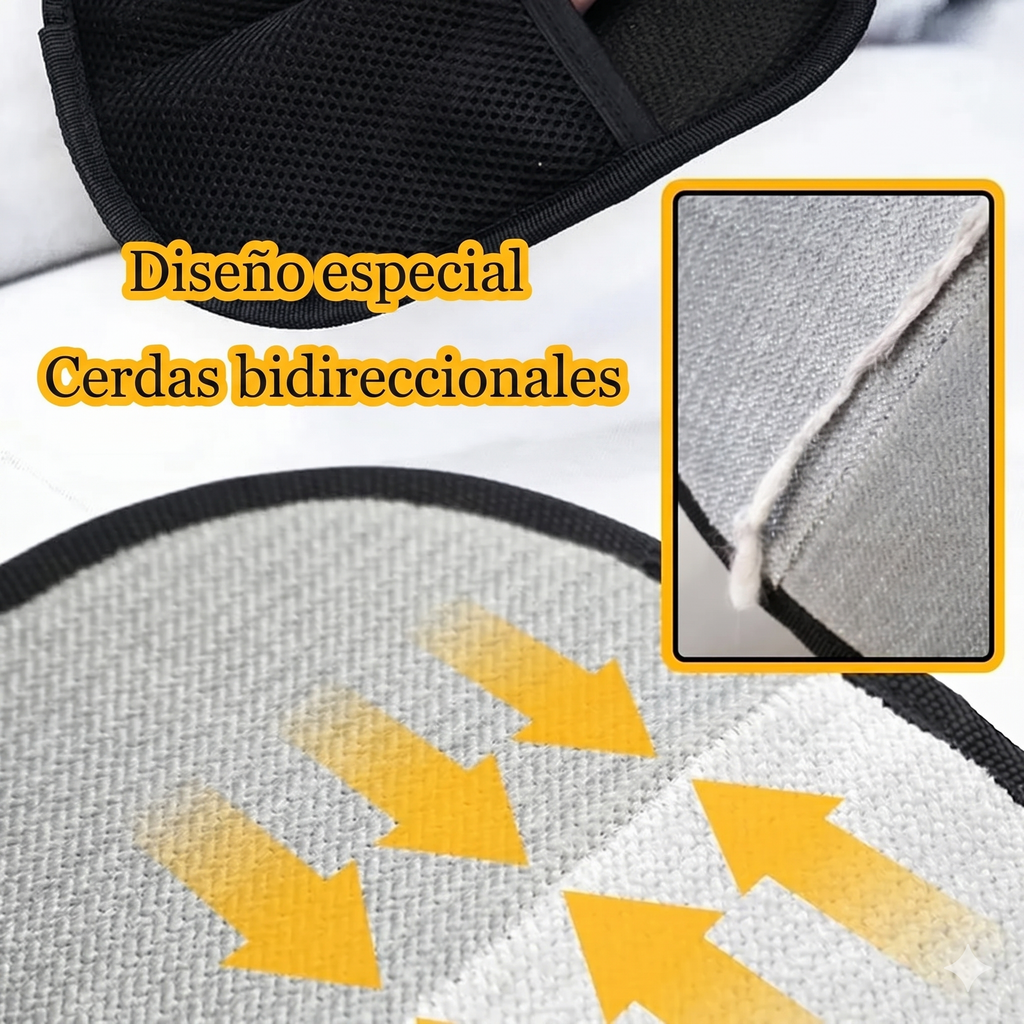 Guante Quitapelos para Perros — Doble Cara Reutilizable