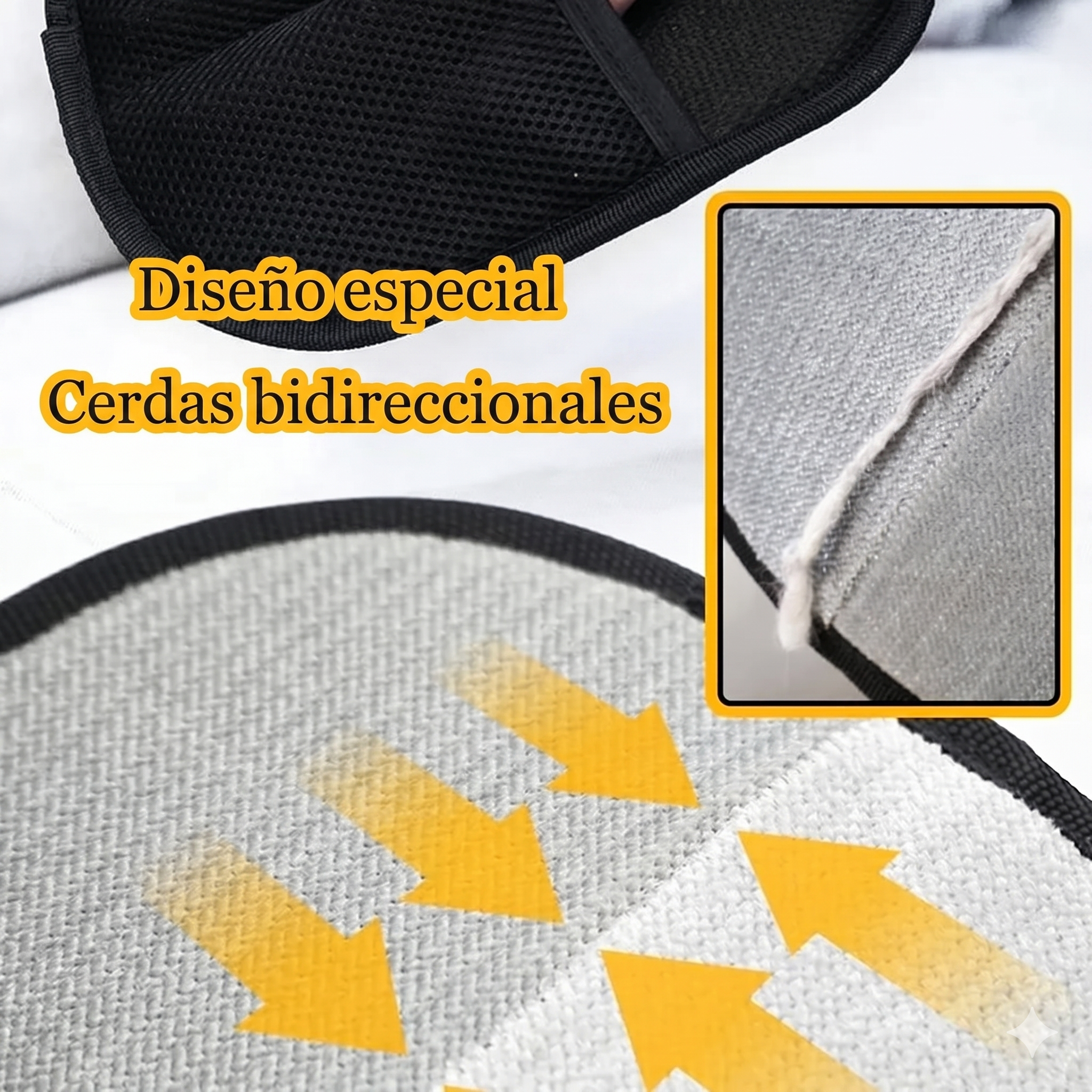 Guante Quitapelos para Perros — Doble Cara Reutilizable