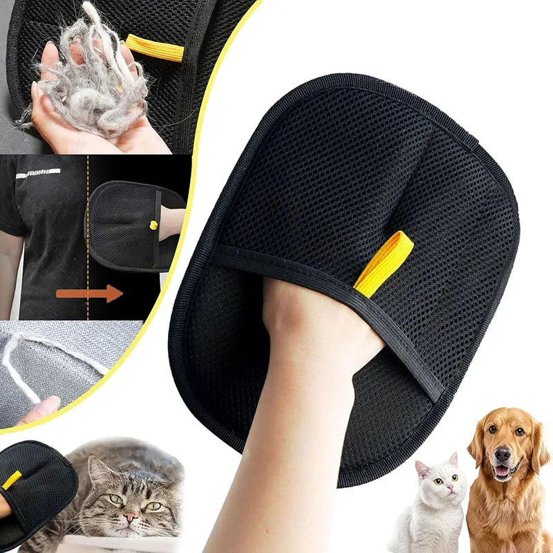 Guante Quitapelos para Perros — Doble Cara Reutilizable
