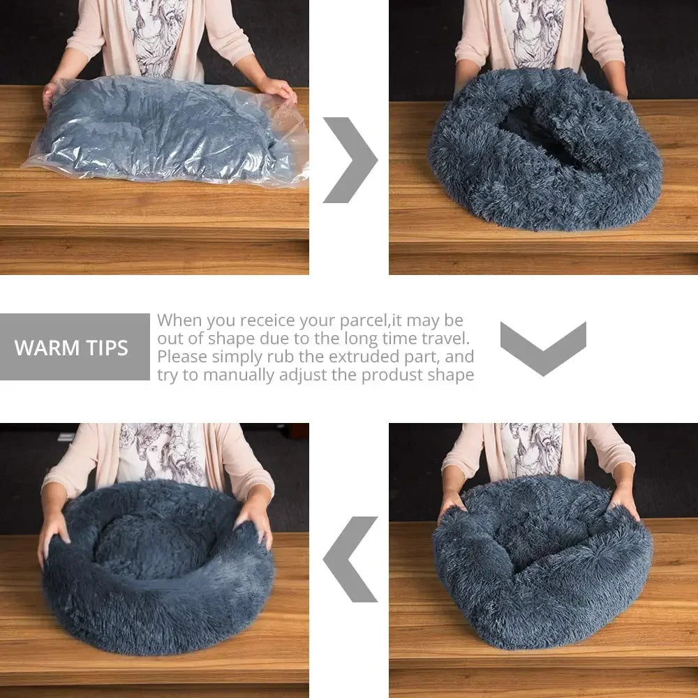 Cama Donut para Perros — Ortopédica y Ultrasuave